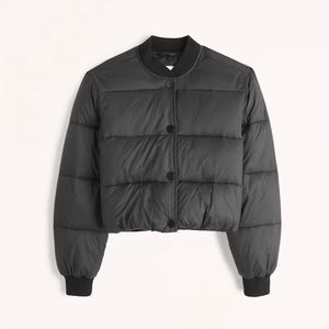 Abercrombie & Fitch Cropped Bomber Jacket XL